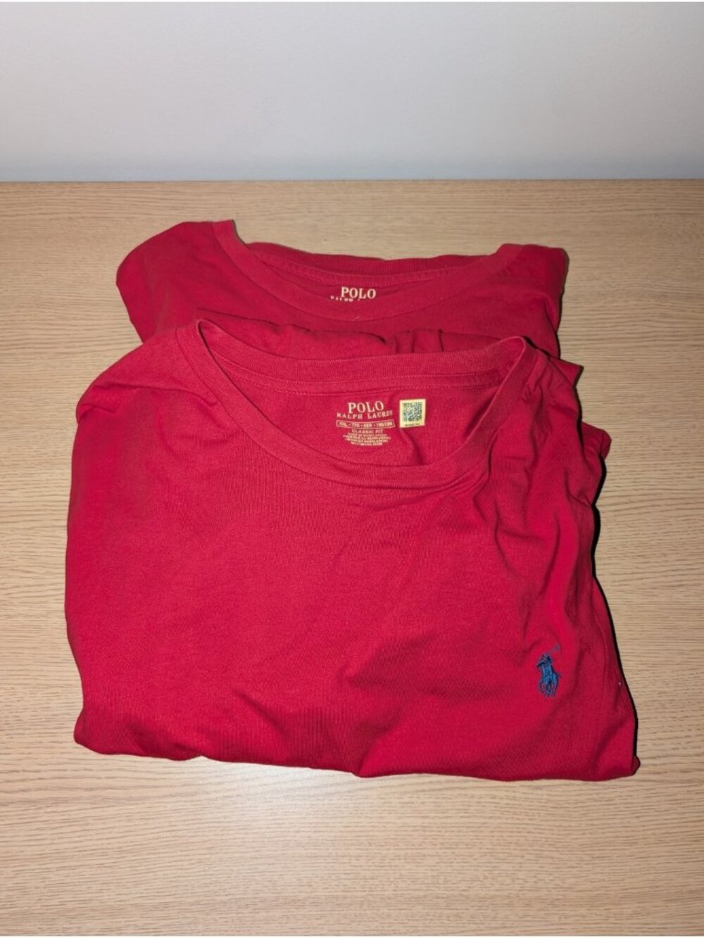 Polo Ralph Lauren Lot Of 2 Shirt Mens XXL Red Short Sleeve Tee Polo Solid
